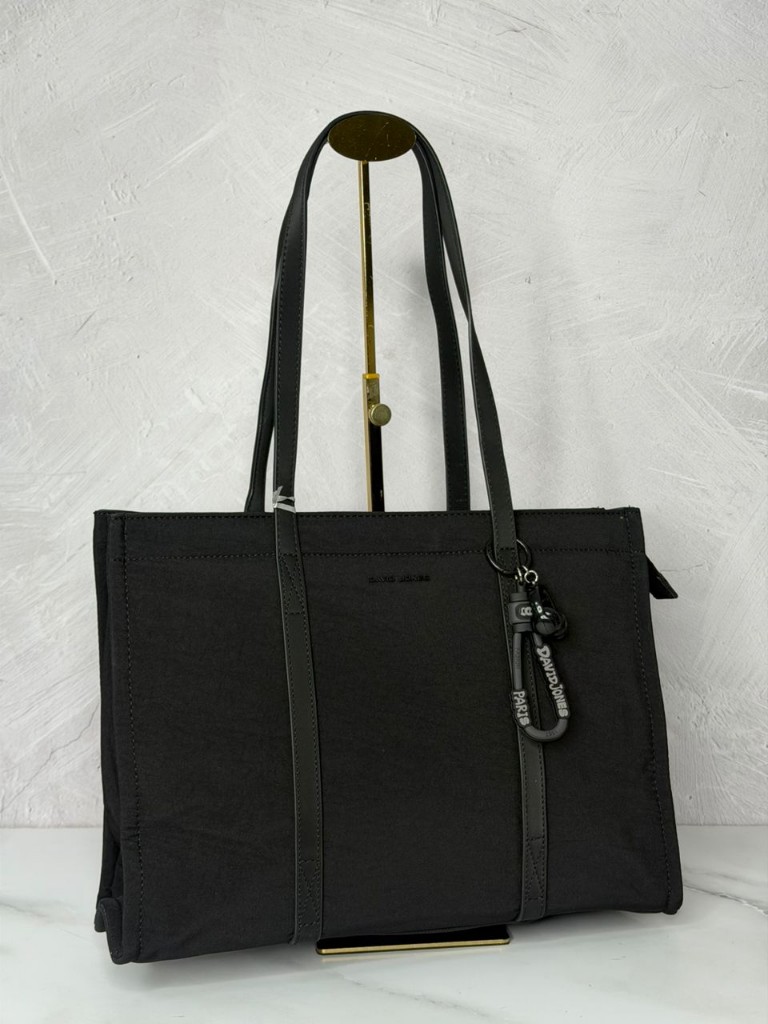 David Jones cartera negra beige