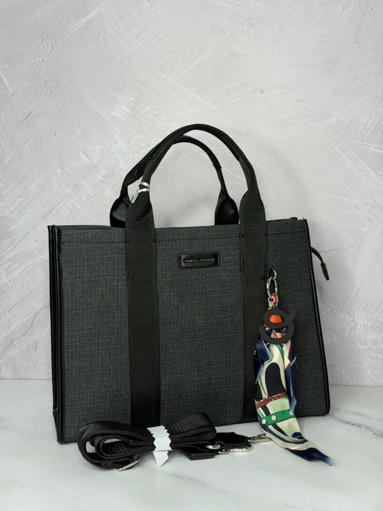 Cartera dama negra con correa