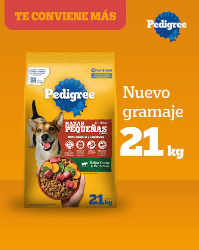 Pedigree razas pequenas 21kg