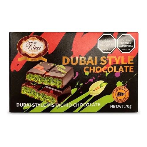 Felicci Dubai Style Chocolate 70g