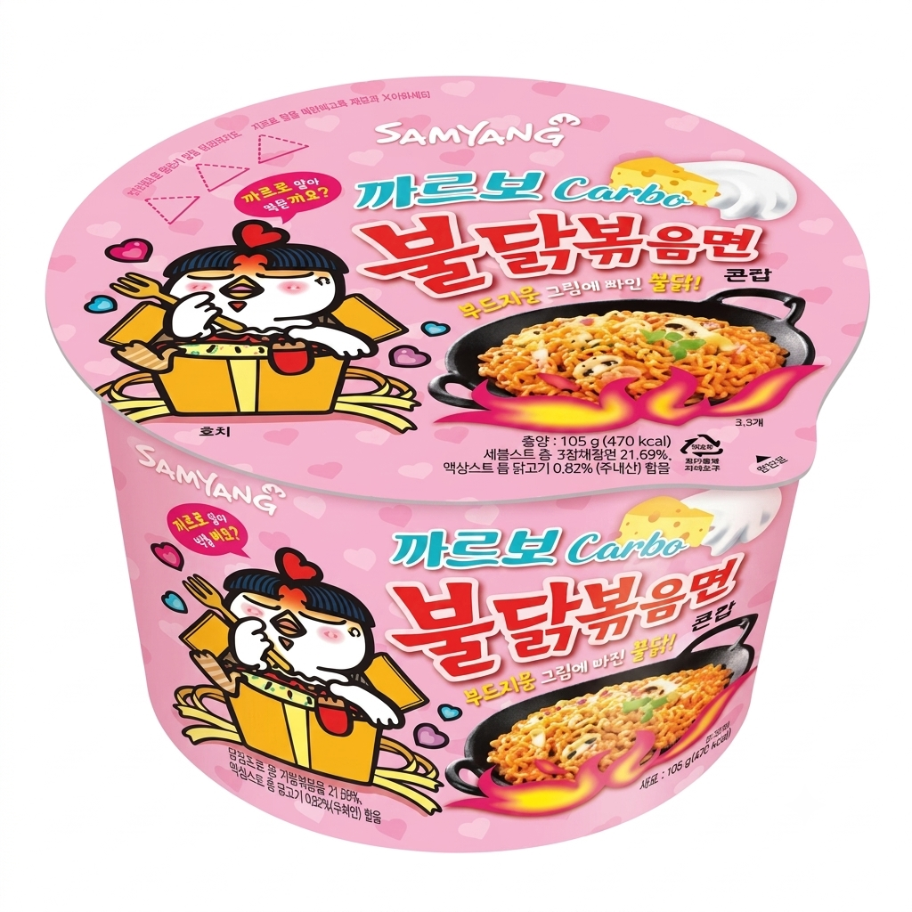 Buldak Ramen Bowl Carbonara 105g
