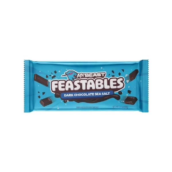Feastables Dark Chocolate Sea Salt 60g