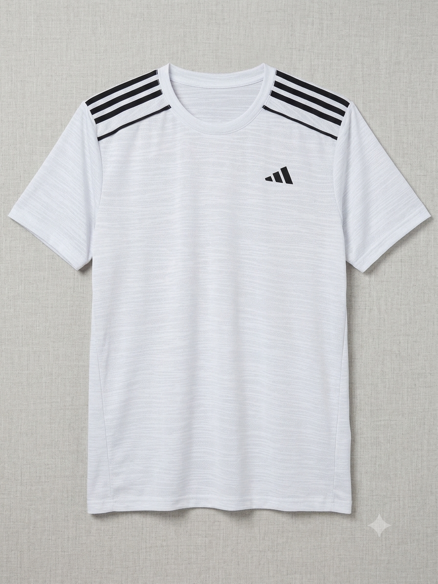 Camiseta deportiva HOMBRE Adidas blanca