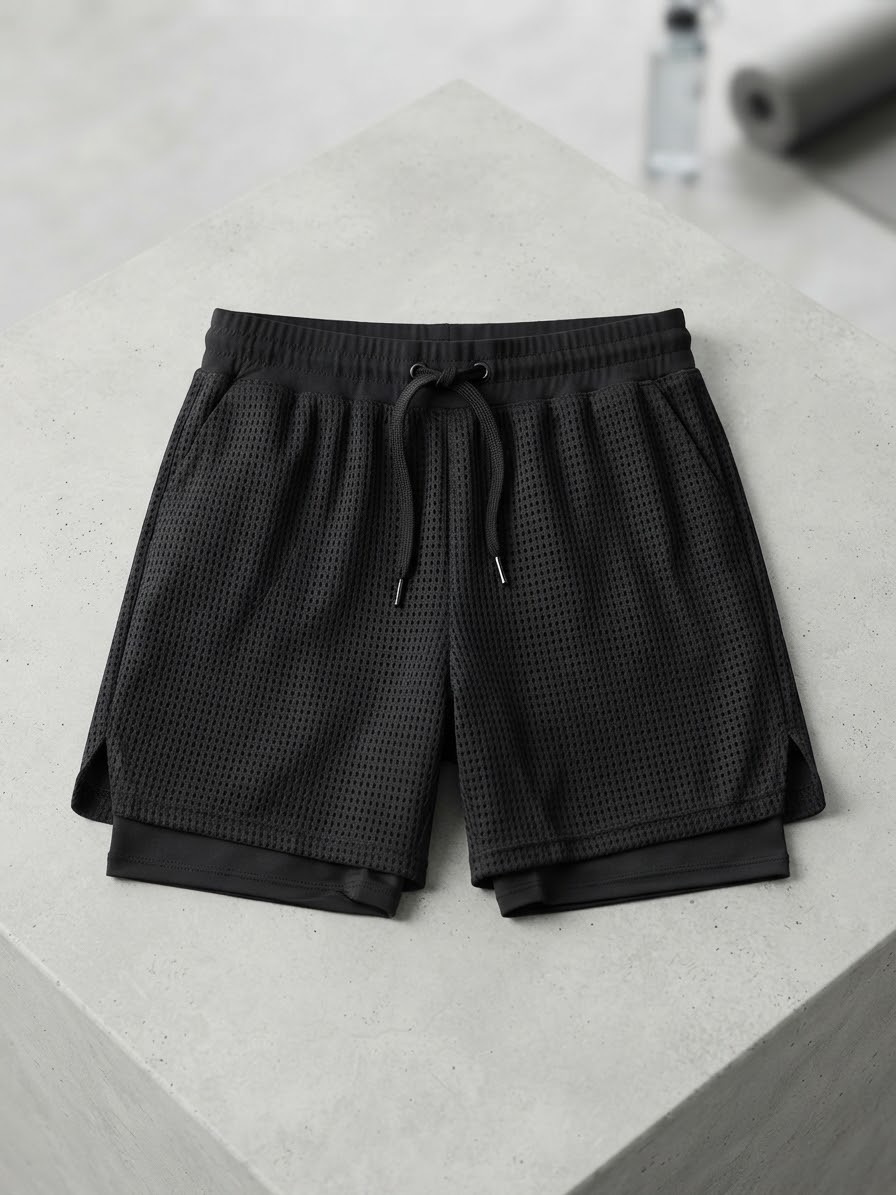 Short deportivo DAMA negro con calza