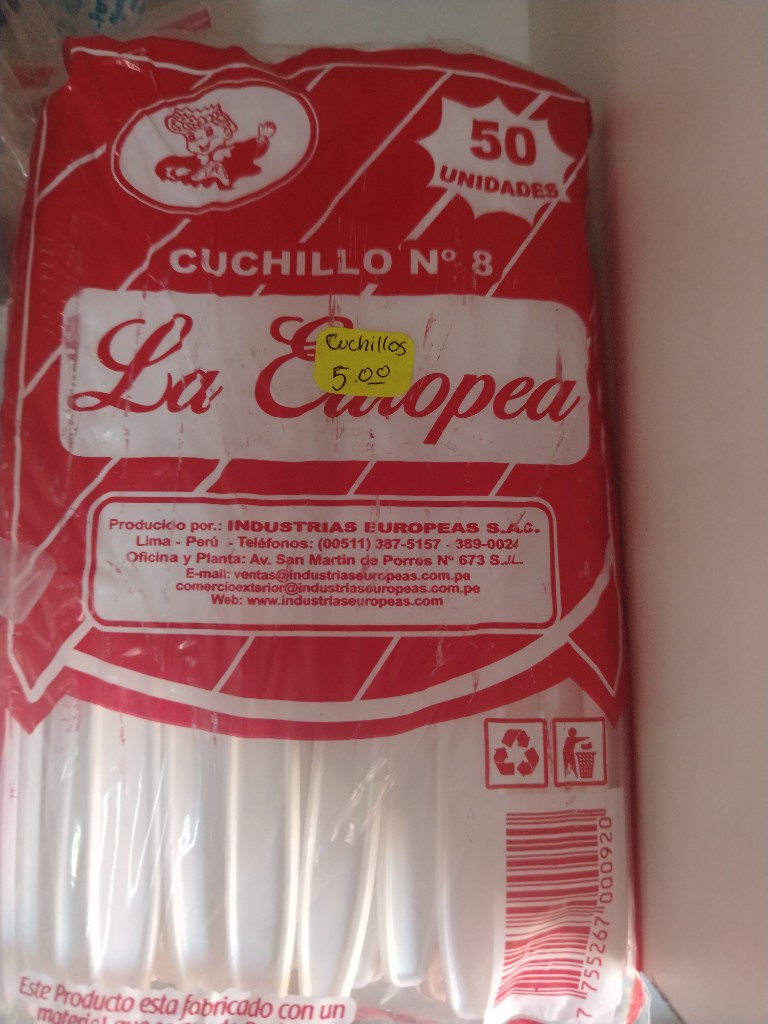 Cuchillo N8 rojo