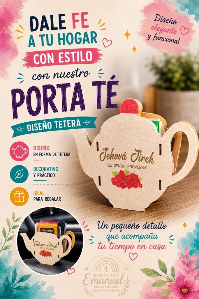 Porta té - tetera Jireh
