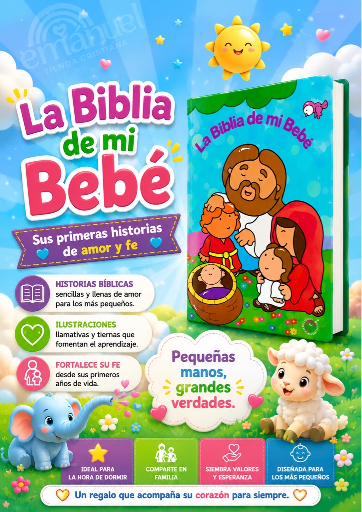 Biblia para mi Bebé 50 historias ilustradas