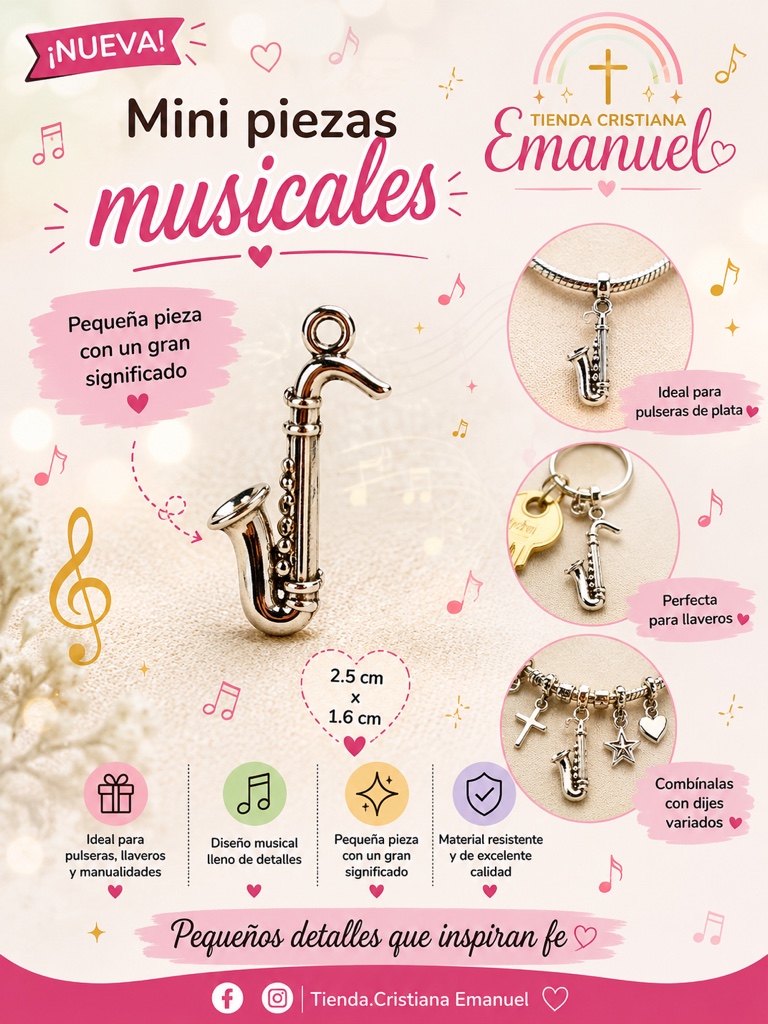 Mini pieza Musical - D17