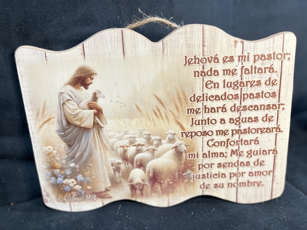 Cuadro colgante mediano “Jehová es mi pastor”