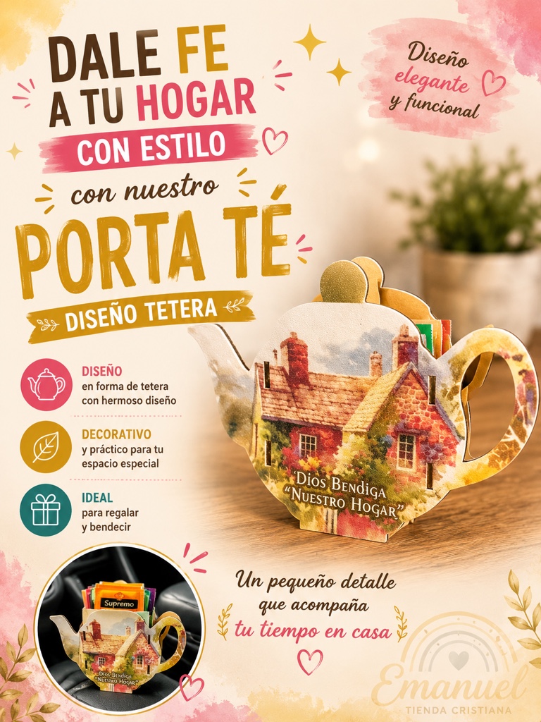 Porta té - Tetera hogar