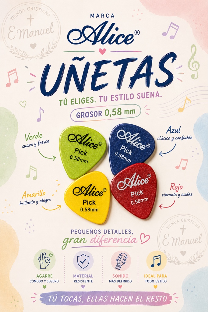Uñeta 0,58 mm