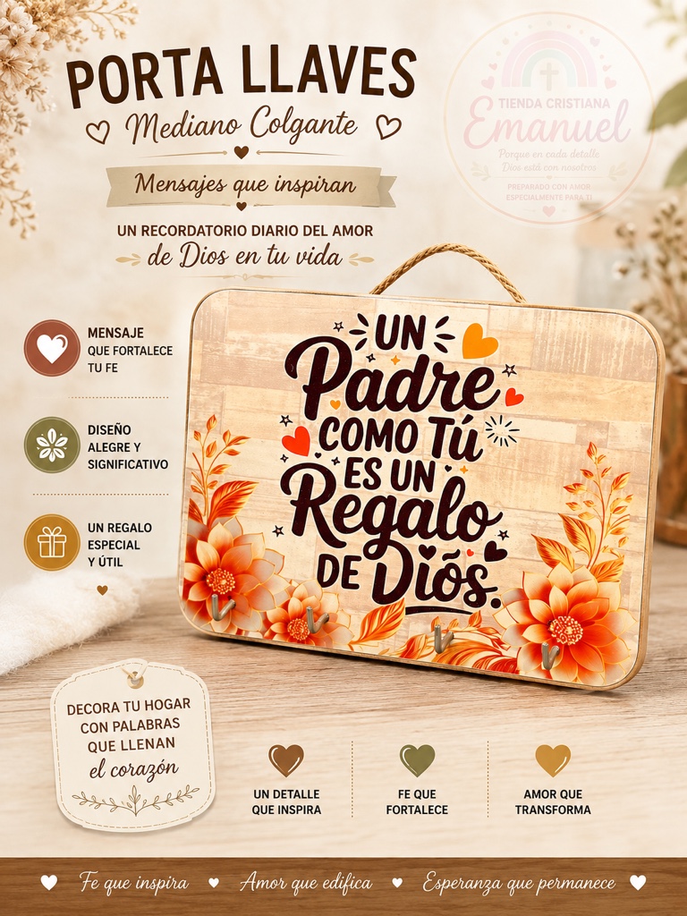 Porta llaves Padre