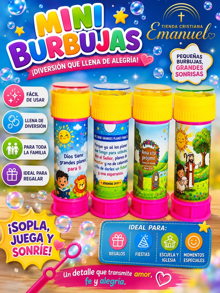 Mini Burbujas Rosa