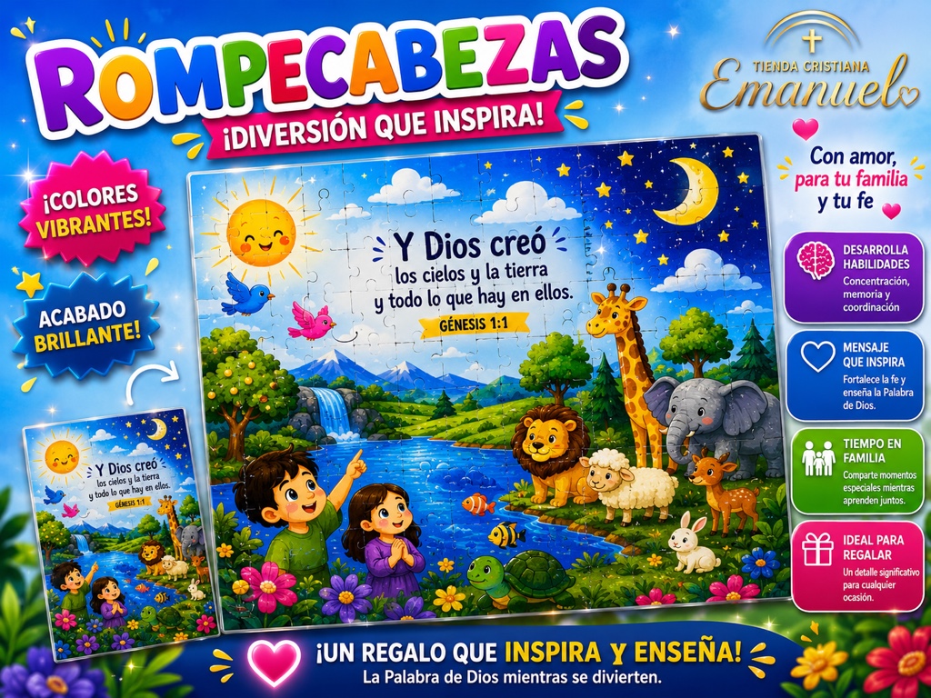 Rompecabezas “Y Dios creó”