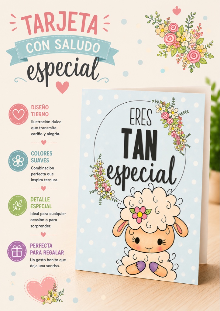 TARJETA Eres tan Especial
