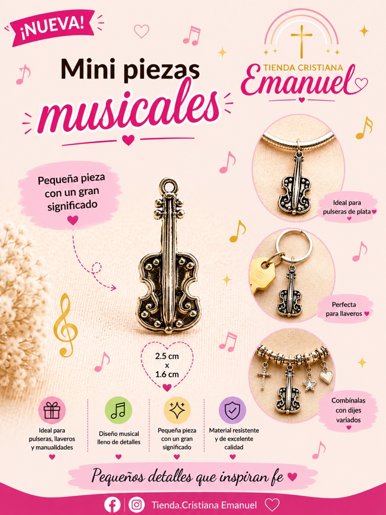 Mini pieza Musical - D26