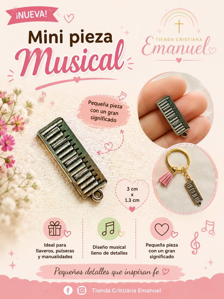 Mini pieza Musical - D4