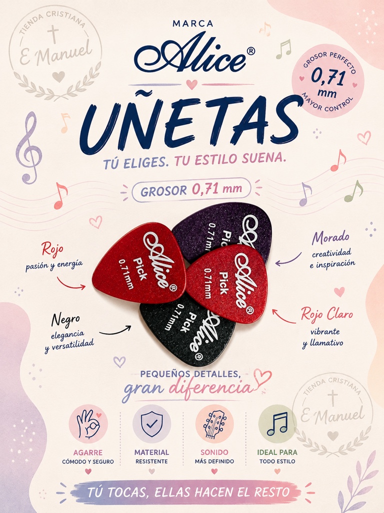 Uñeta 0,71mm