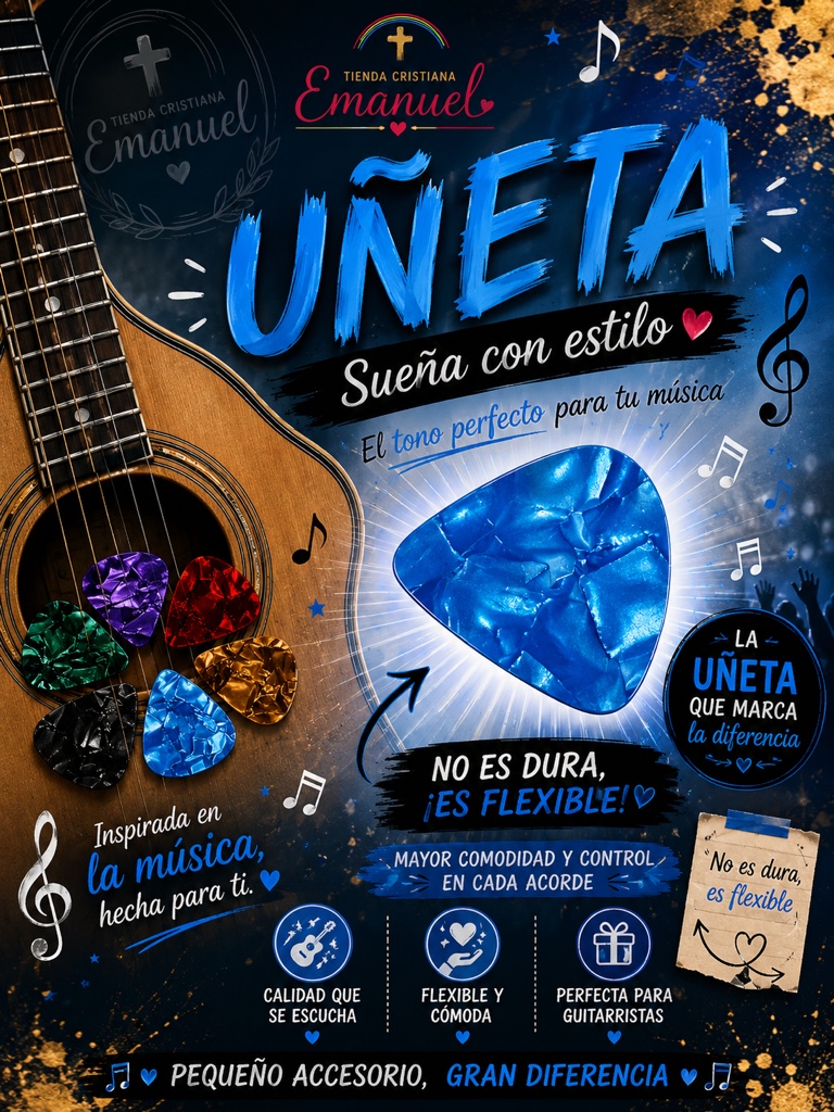 Uñeta Estilo Azul