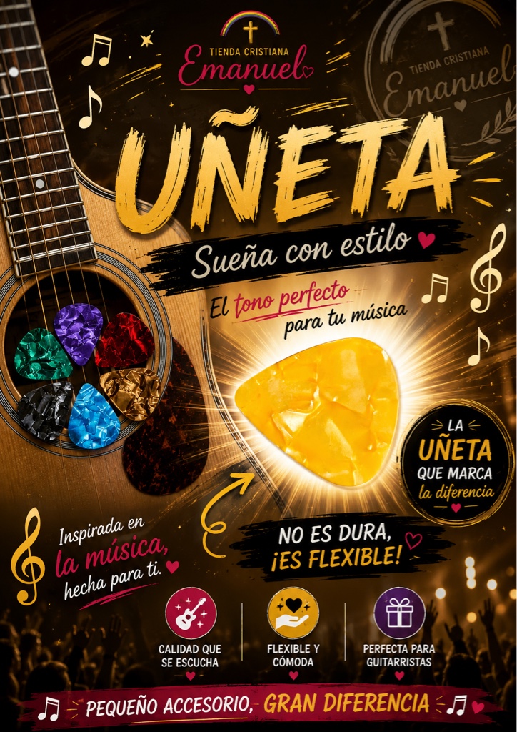 Uñeta Estilo Amarillo