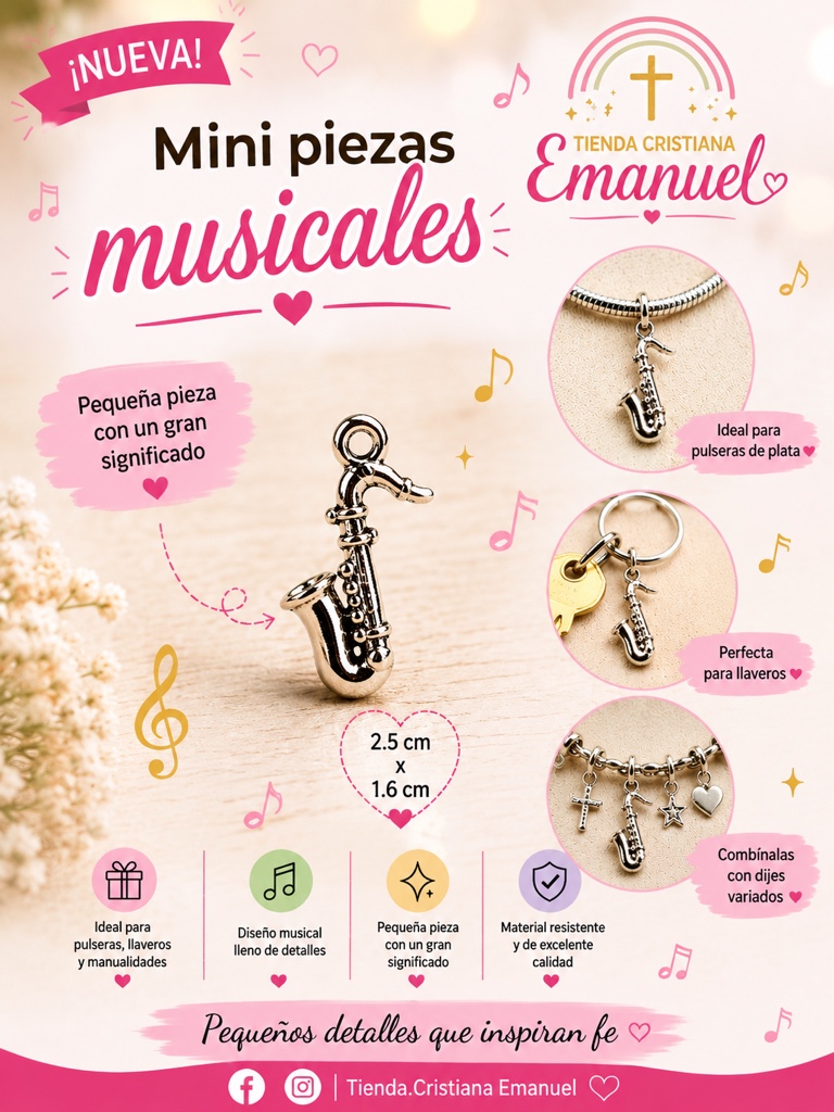 Mini pieza Musical - D18