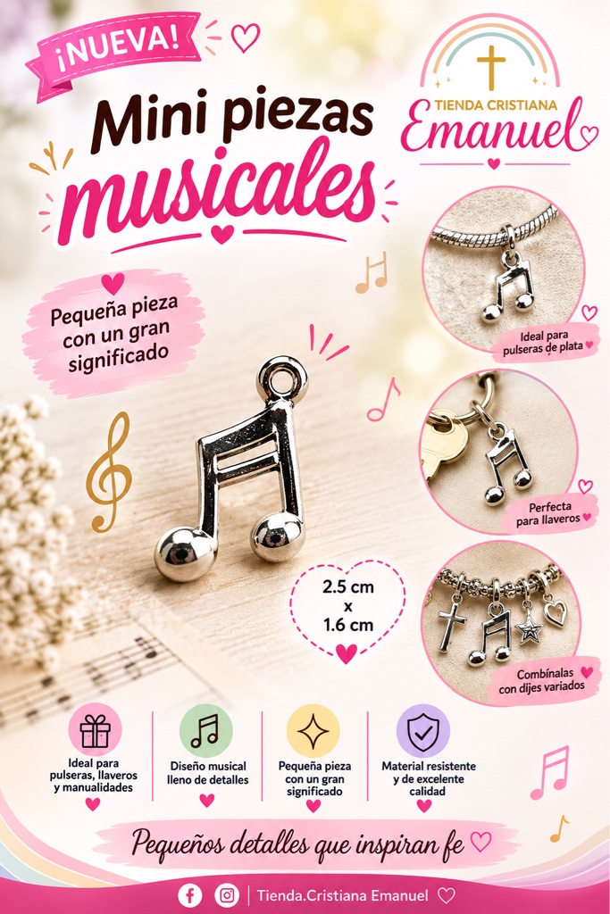 Mini pieza Musical - D16