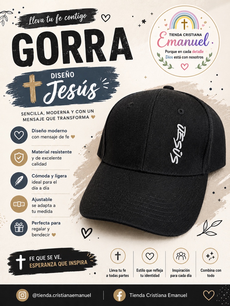 Gorra Diseño Jesús