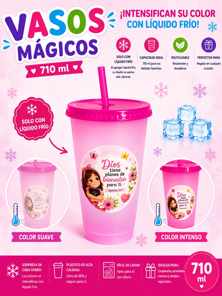 Vaso Mágico Fucsia