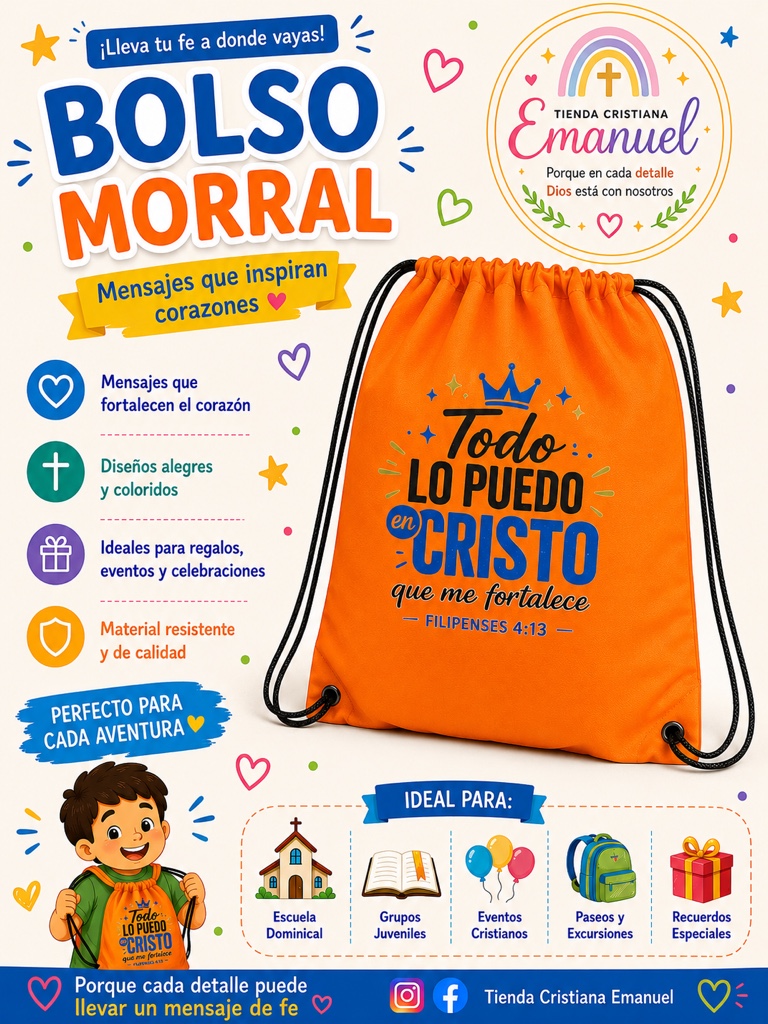 Bolso Morral naranjo