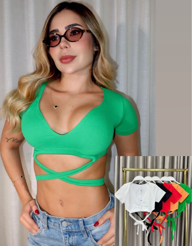 Crop top amarre