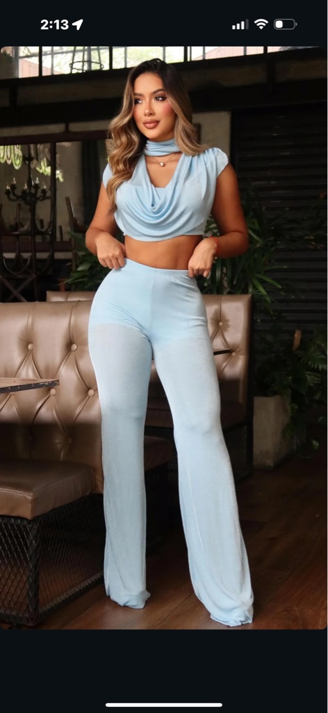 Set popa azul bebé