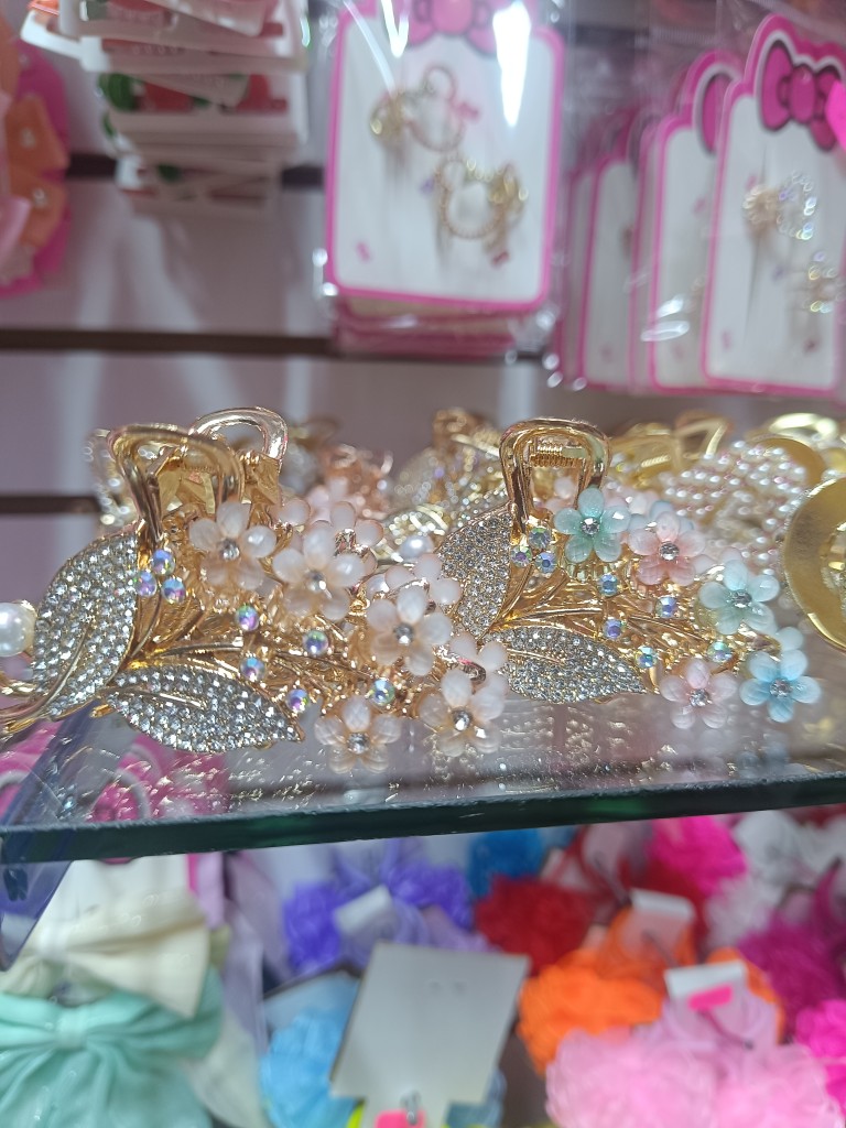 Clip flor metal unidad