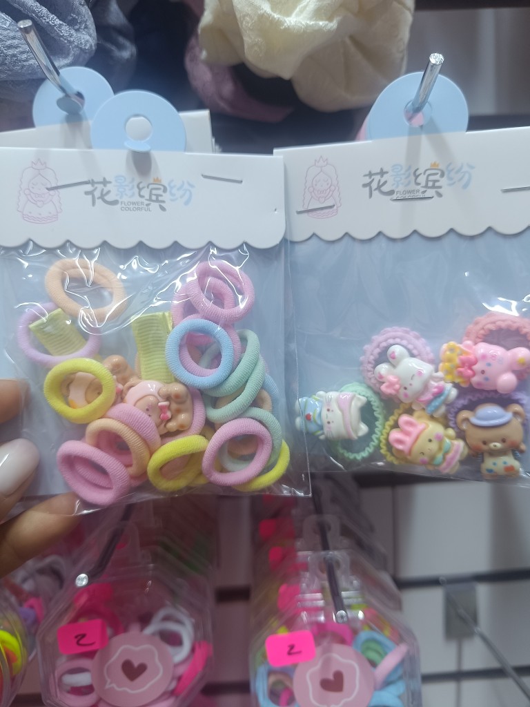 Set colitas y pinza