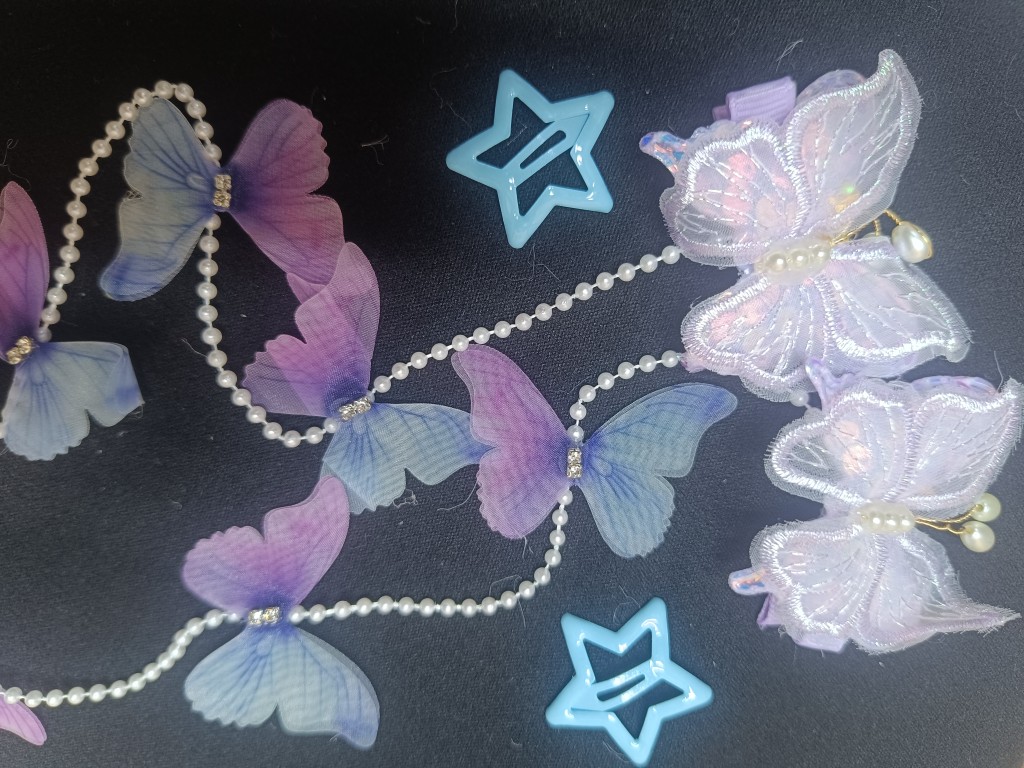 Pinza cabello mariposa