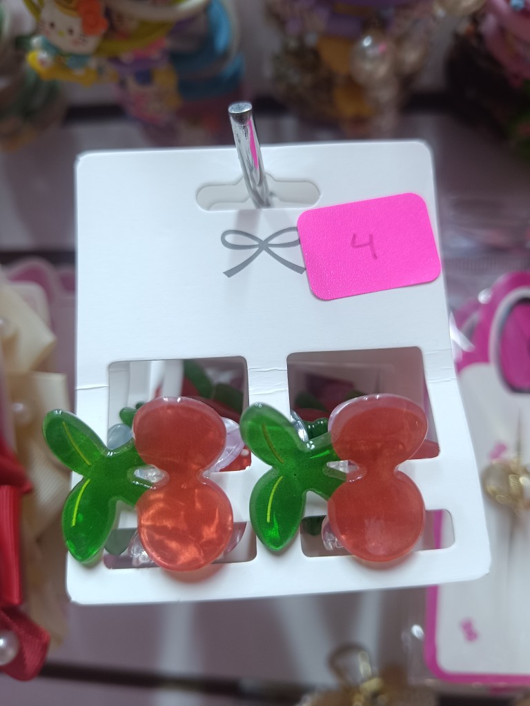 Clip frutas plástico * 2