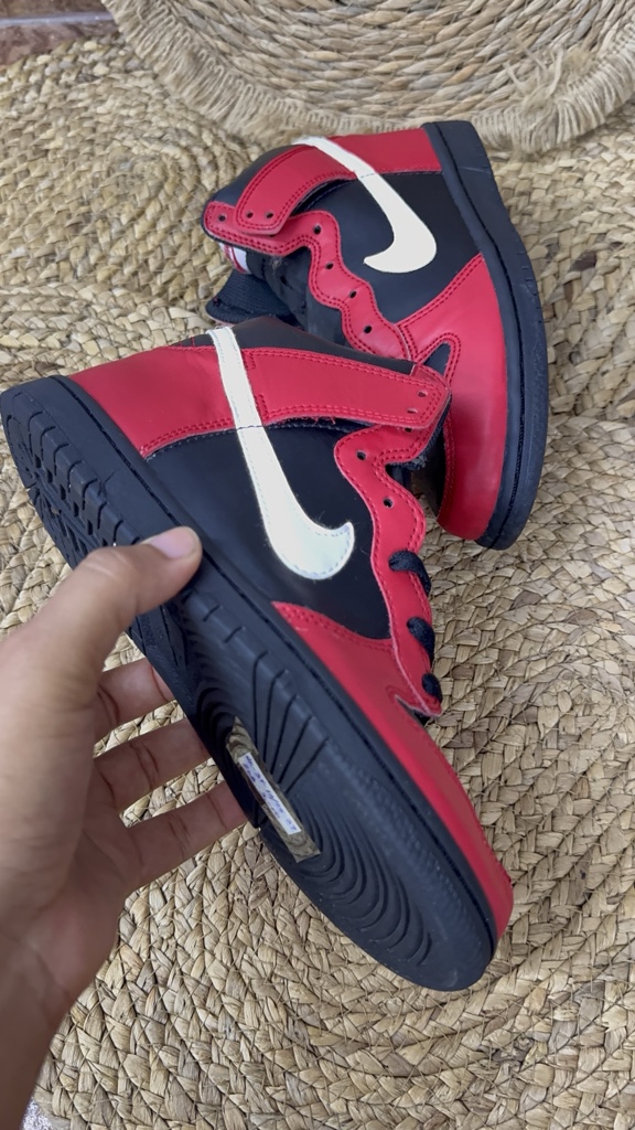 Nike Dunk High PS 'Black University Red'