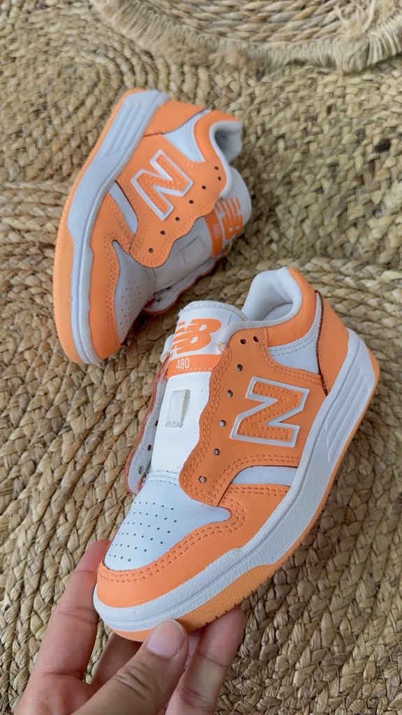 New Balance 480 Little Kid 'Hot Mango'