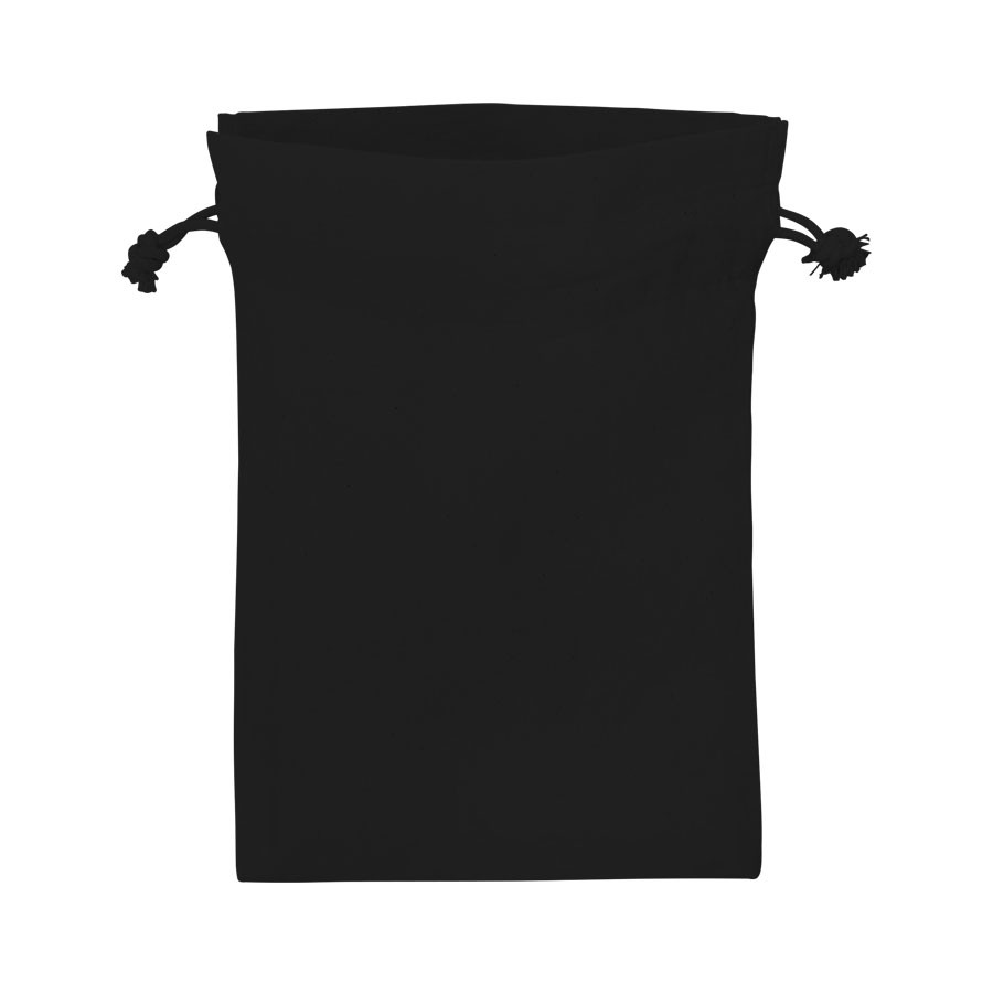 Bolsa algodón negro 120g (20x29cm) (no personalizado)