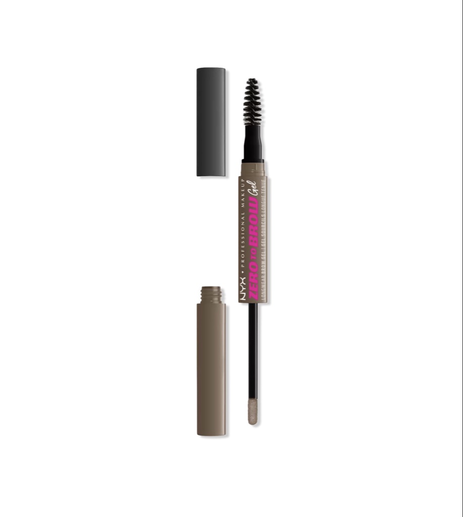 GEL CEJAS ZERO TO BROW NYX WATERPROOF  ASH BROWN