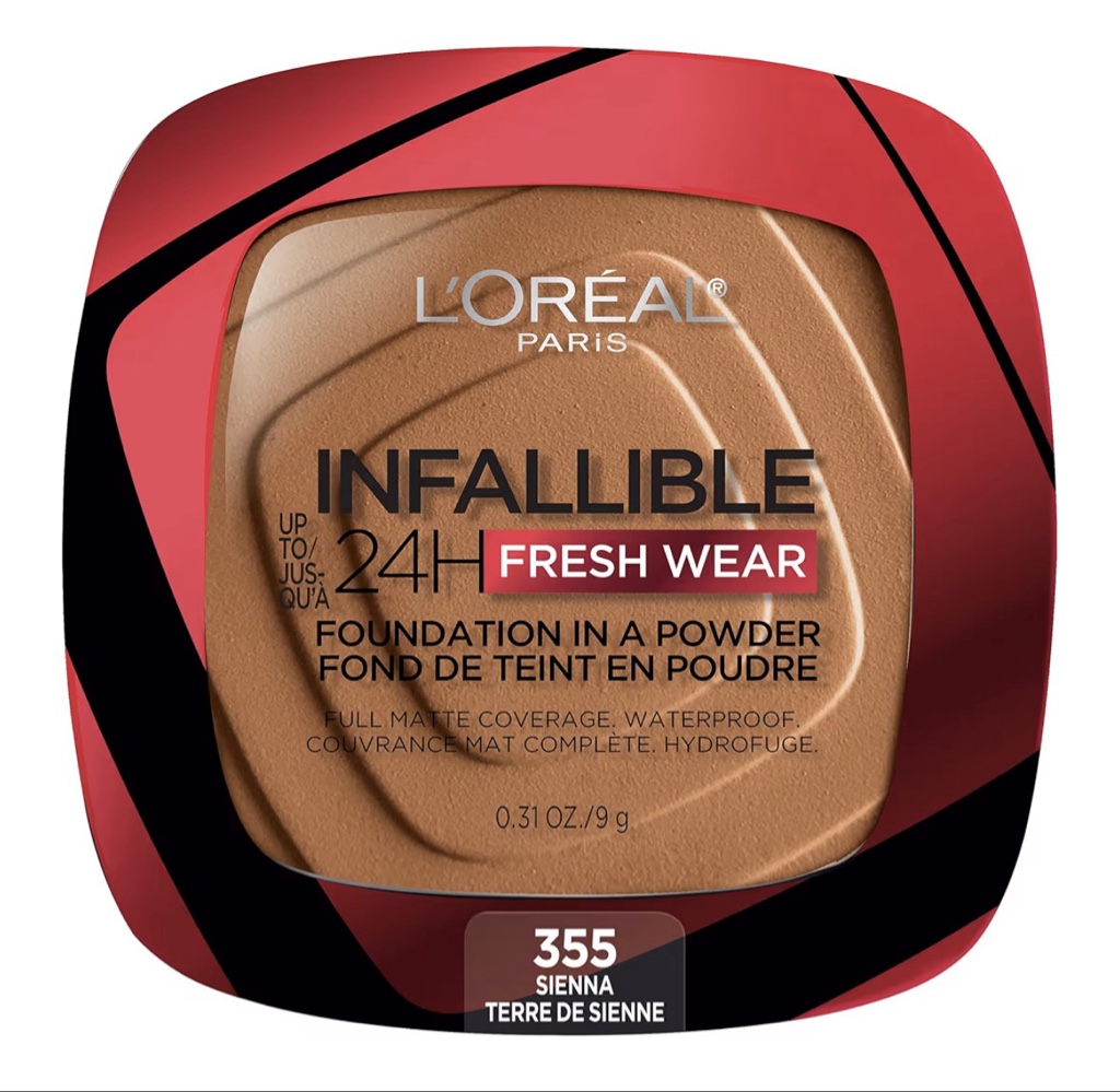 POLVO COMPACTO BASE INFALLIBLE LOREAL #355 SIENNA