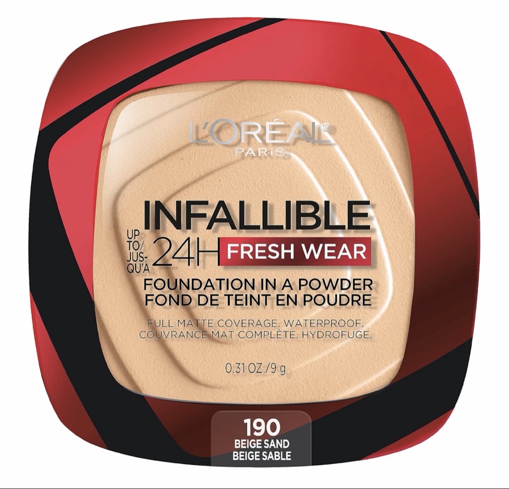 POLVO COMPACTO BASE INFALLIBLE LOREAL #190 BEIGE SAND