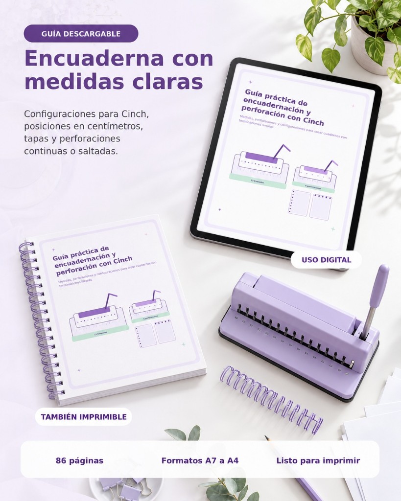 Guía de encuadernación para emprendedores (Cinch)