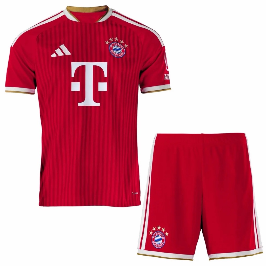 Adidas Bayern Munich vermelha uniforme