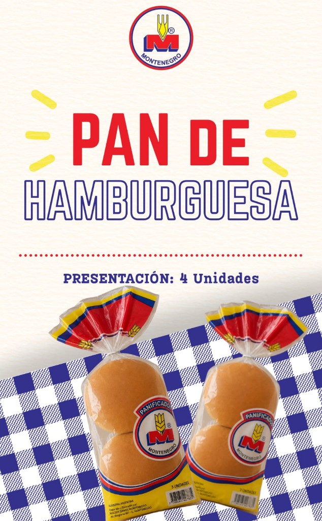 HAMBURGUESAS X 4 UNID