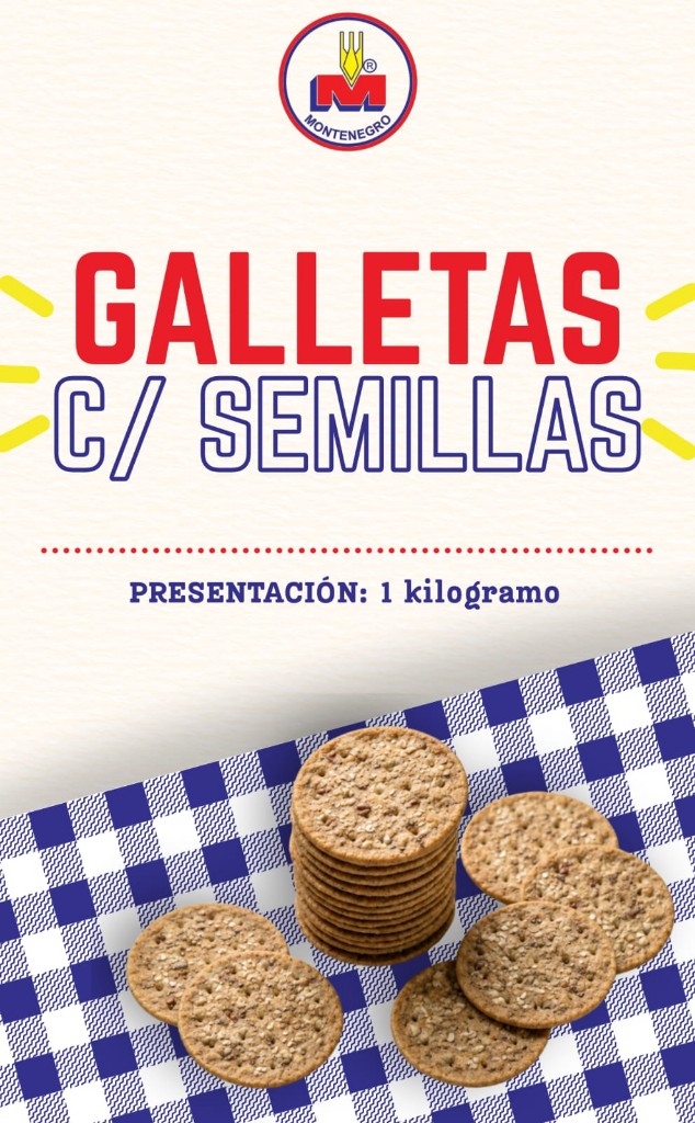 GALLETA DE AGUA CON SEMILLA X 1KG