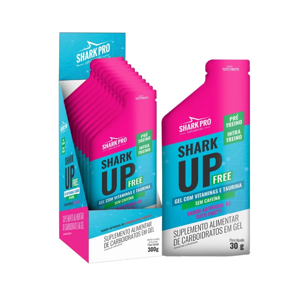 Shark UP Free Gel 30g Display Com 10 Sachê