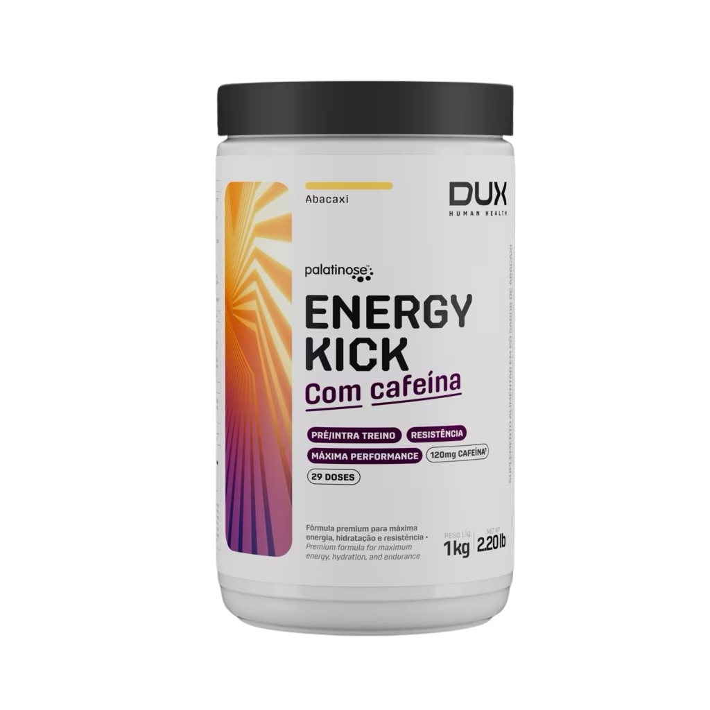 Energy Kick Com Cafeína Dux Pote 1kg