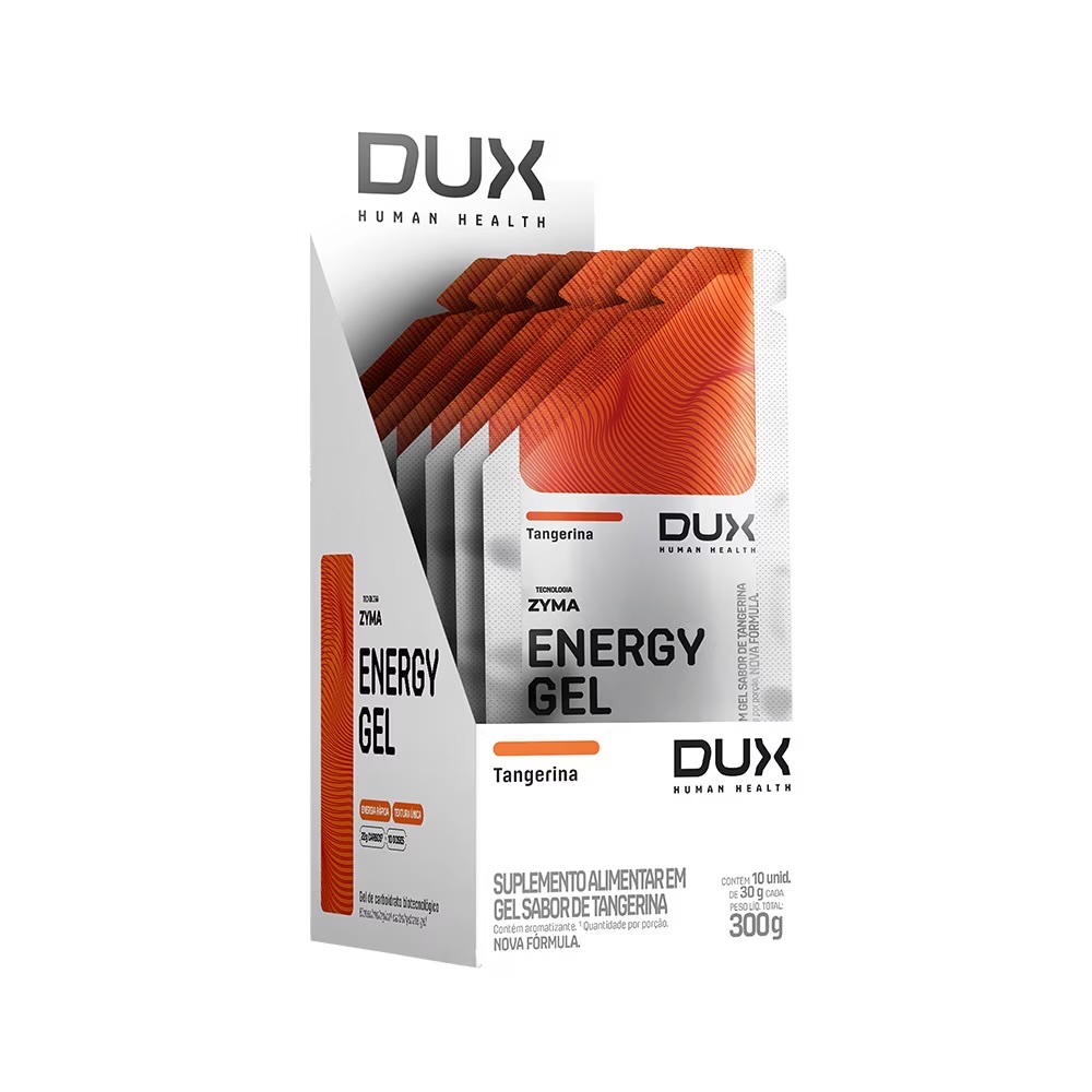 Energy Gel Dux Sem Cafeina Display com 10 Sachês