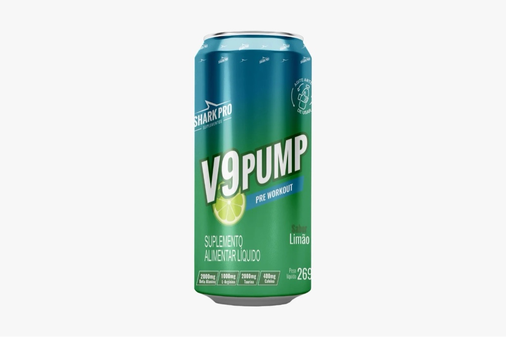 Pre Treino Drink V9 Pump Shark Pro 256ml