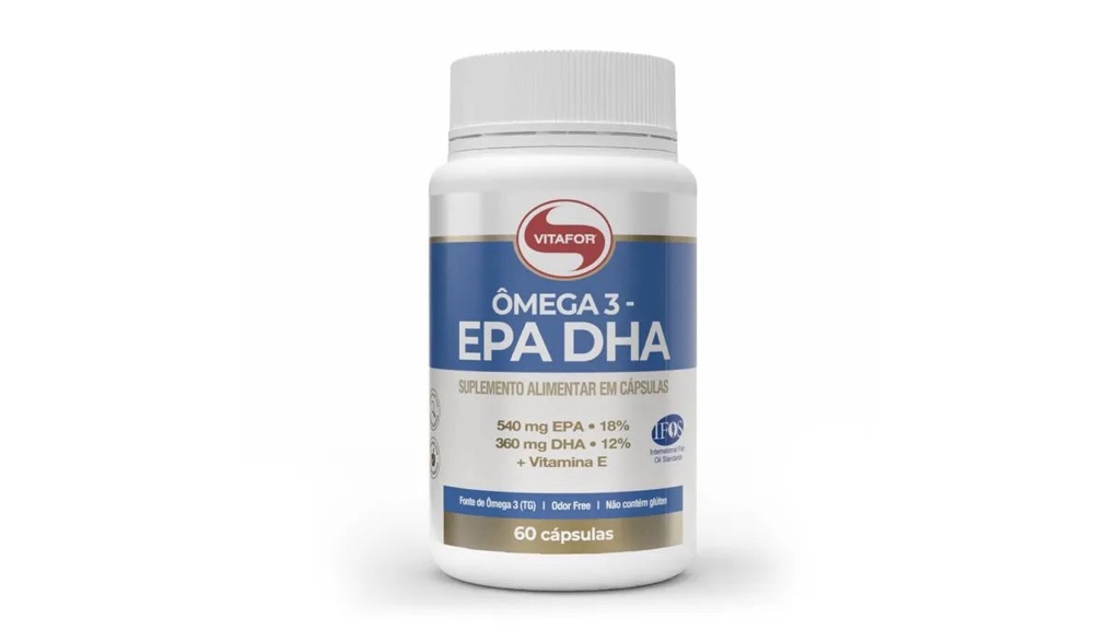 Omega 3 EPA DHA + Vitamina E, Vitafor 60 Cápsulas
